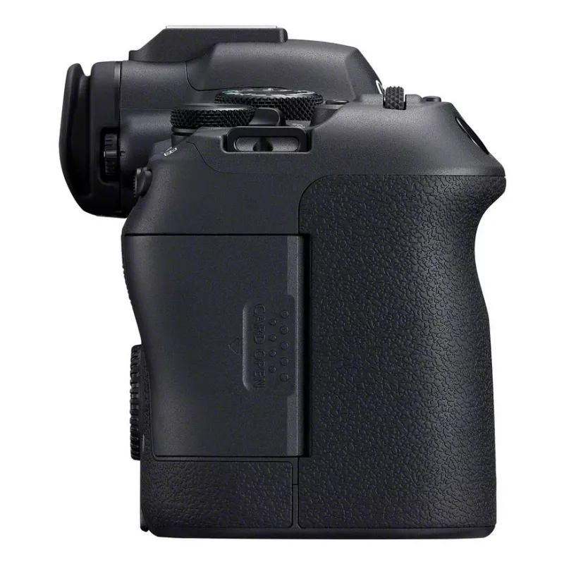 Veidrodinis fotoaparatas Canon EOS R6 Mark II (kėbulas) – 24,2 MP, CMOS, 4K vaizdo įrašas, 3 colių liečiamas ekranas, Wi‑Fi, 1/8000 s užraktas, 0,588 kg, juodas