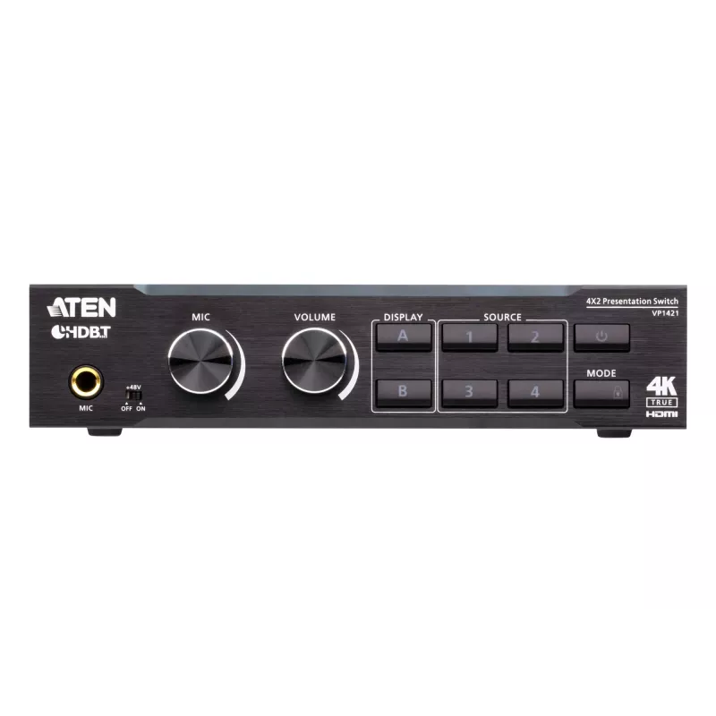 ATEN VP1421 4x2 True 4K prezentacijų matricinis jungiklis