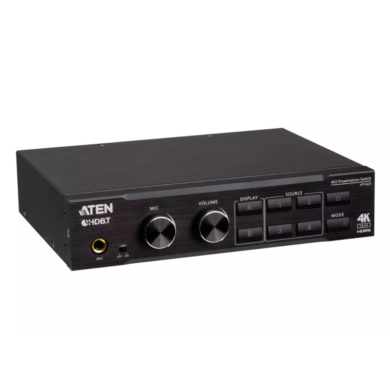 ATEN VP1421 4x2 True 4K prezentacijų matricinis jungiklis
