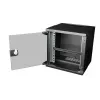 Kabelių tvarkymo panelė EQUIP EZMB-10-B, metalinė, juoda, 1U