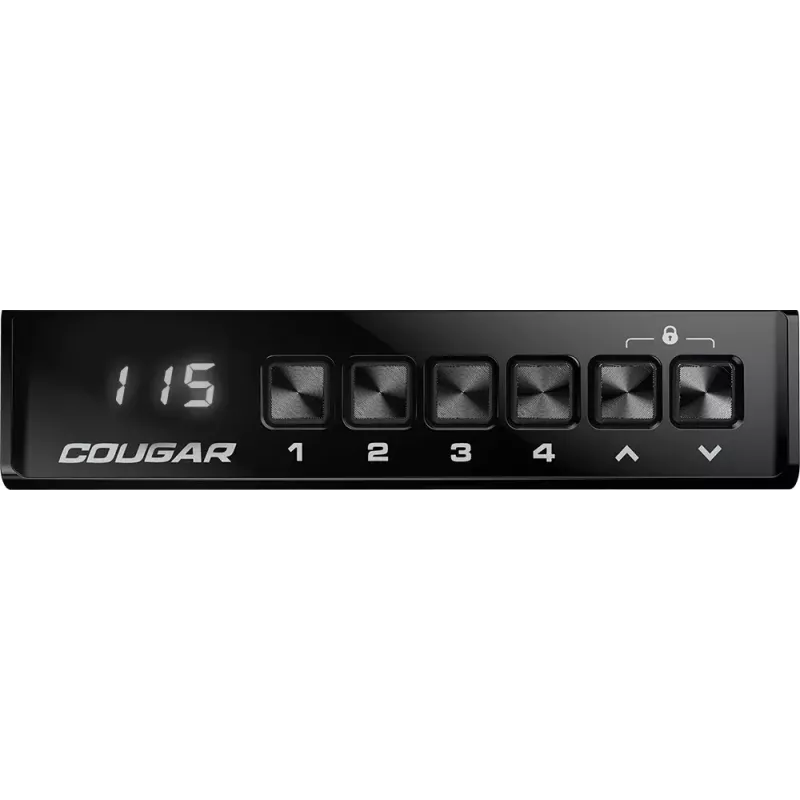 COUGAR E-DEIMUS 120 elektrinis žaidimų stalas (1224x605 x 720~1150mm)