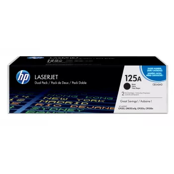 HP 125A 2 vnt. juodi originalūs LaserJet kasečiai, 2200 puslapių