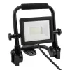 Statybinis prožektorius ANSMANN FL20W-AC 20 W LED, 2200 lm, 230 V, spindulio kampas 110°, laidas 1,8 m, juodas