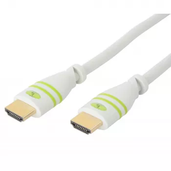 Techly 2m High Speed HDMI laidas su Ethernet A/A M/M Baltas ICOC HDMI-4-020WH