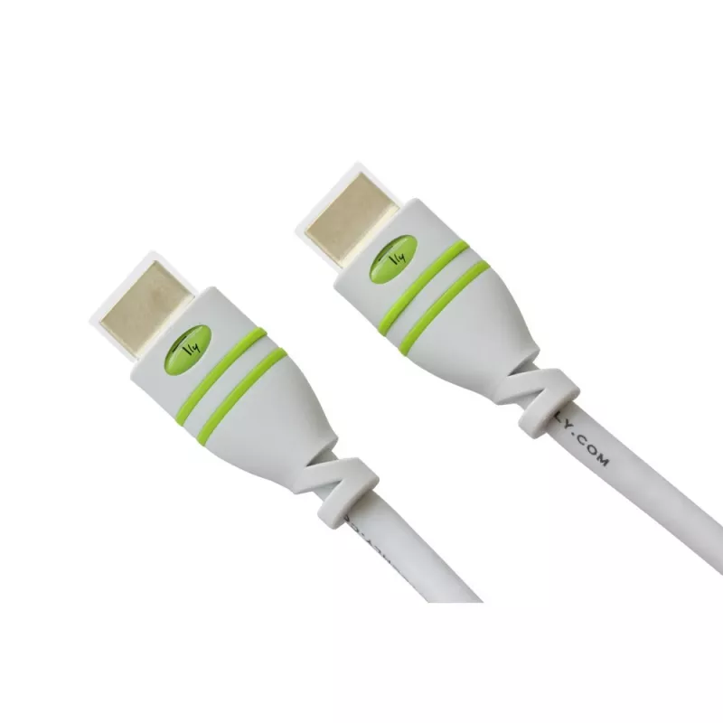 Techly 2m High Speed HDMI laidas su Ethernet A/A M/M Baltas ICOC HDMI-4-020WH