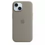 Silicone Dėklas Apple iPhone 15 MagSafe Clay Brown