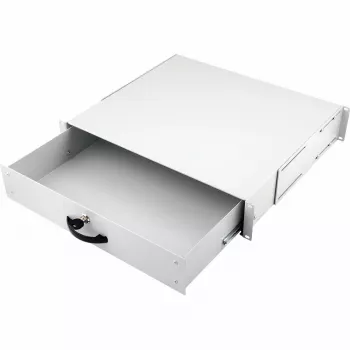 Equip užrakinamas stalčius 19 inch, 2U, RAL7035 pilka