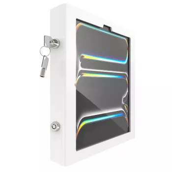 Važiuoklinis dėklas su stovu iPad Pro 13 colių — ram mount Apex Rise Freedom Extended, baltas, tinka M4 ir M5, su 4 raktais