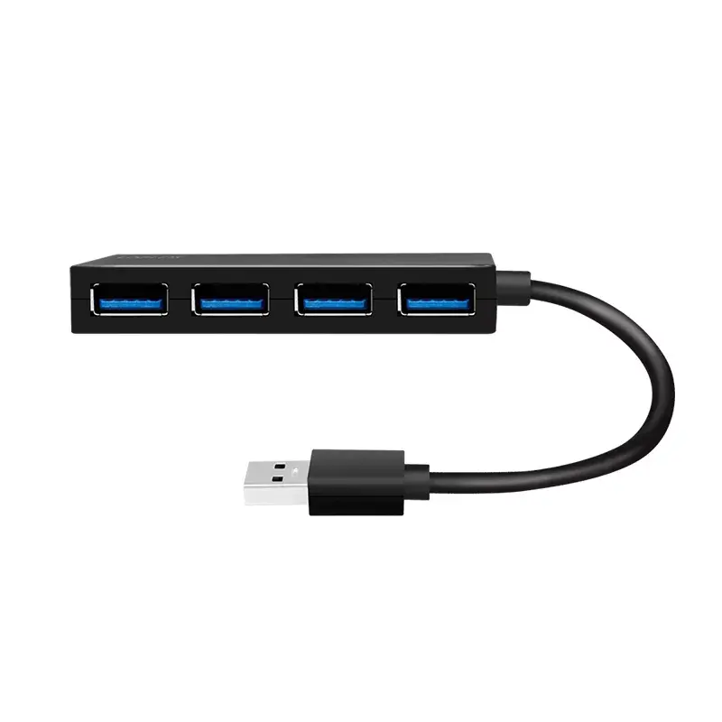 LogiLink USB 3.2 Gen1 4 prievadų USB šakotuvas juodas 5000 Mbit/s ABS