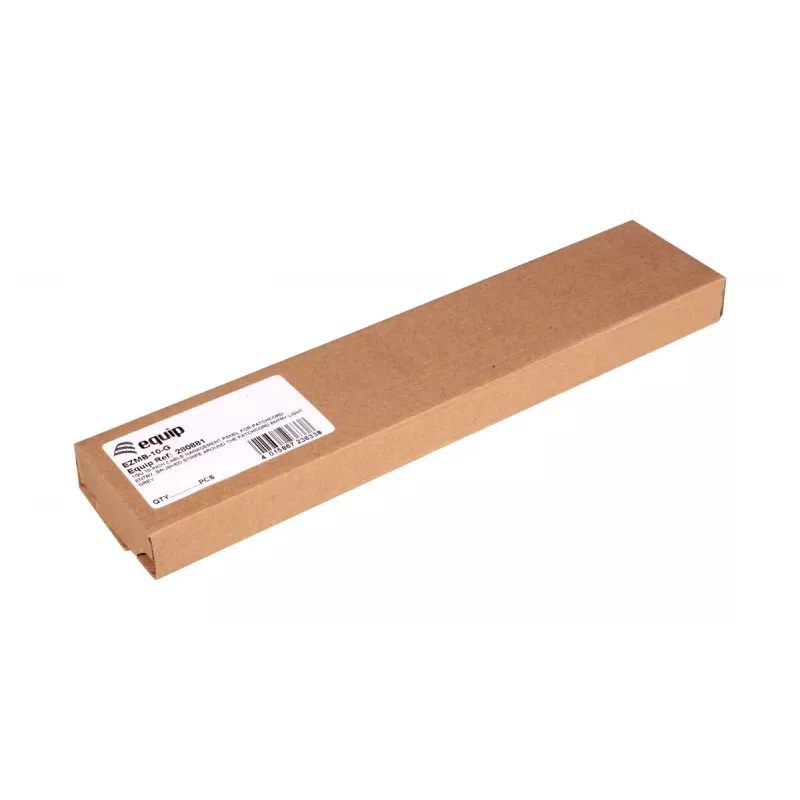 Kabelių valdymo skydelis EQUIP EZMB-10-G – metalinis, pilkas, 1U, 60 g