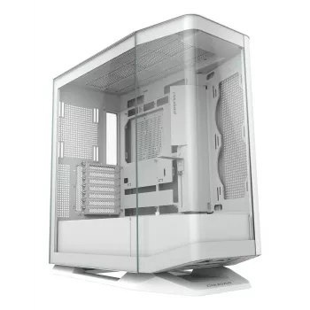 PC korpusas Midi Tower Cougar FV270 — Baltas, ATX/ EATX/ Micro-ITX, 2×3,5 colio + 2×2,5 colio, 120/140 mm ventiliatoriai