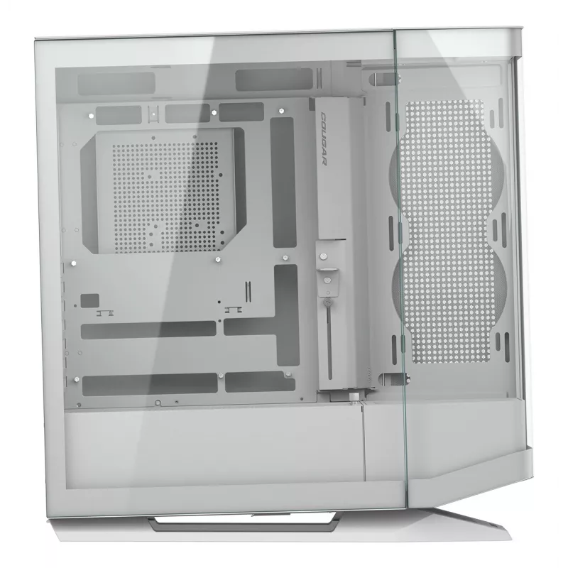 PC korpusas Midi Tower Cougar FV270 — Baltas, ATX/ EATX/ Micro-ITX, 2×3,5 colio + 2×2,5 colio, 120/140 mm ventiliatoriai