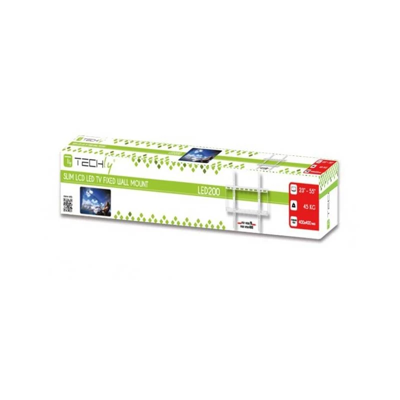 Techly ICA-PLB-162MW TV laikiklis 139,7 cm (55 col.) Baltas
