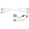 Techly IADAP-DP-HDMIF8K aktyvusis adapteris iš DisplayPort 1.4 (M) į HDMI (F), 8K, juodos spalvos