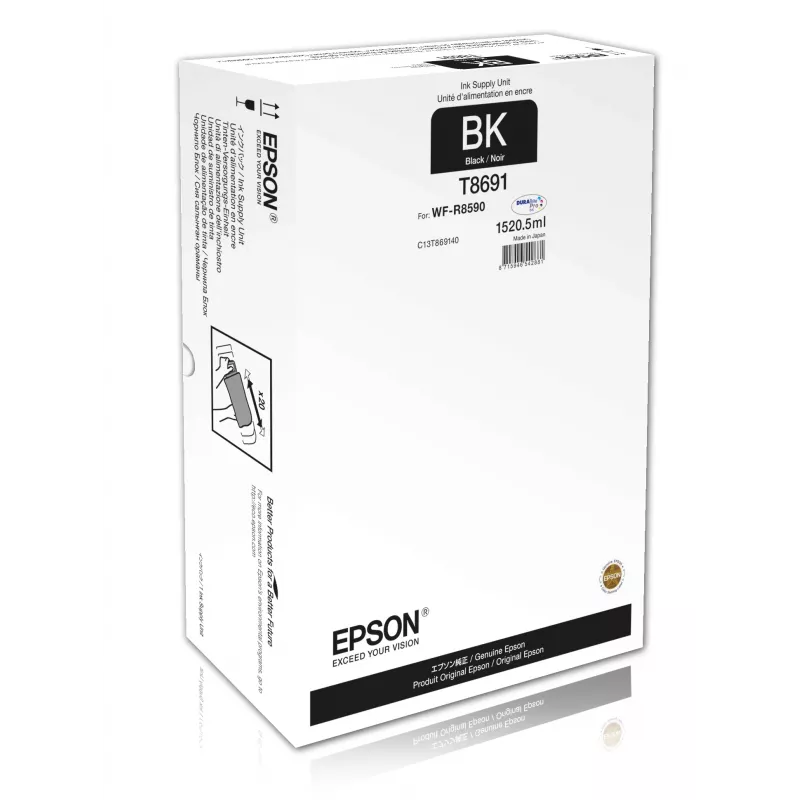 Epson Black XXL rašalo tiekimo blokas, itin didelės talpos, juodas, pigmentinis rašalas, 1520,5 ml, 1 vnt.