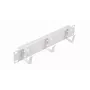 Kabelių žiedas EQUIP EZMR-10-G 19 inch stovo įrangai, metalinis korpusas, baltas