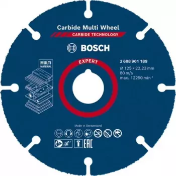 Bosch 2 608 901 189 pjovimo diskas medienai, plastikui ir kompozitams