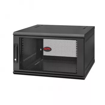 APC NetShelter WX AR106SH6, 6U, 19 colių jungiamasis stovas, montuojamas ant sienos, surinktas, 600 mm gylio