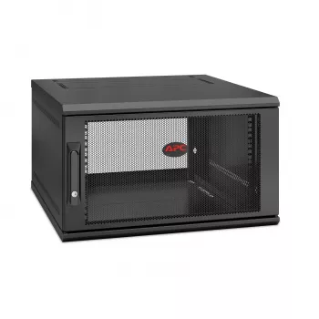 APC NetShelter WX AR106SH6, 6U, 19 colių jungiamasis stovas, montuojamas ant sienos, surinktas, 600 mm gylio