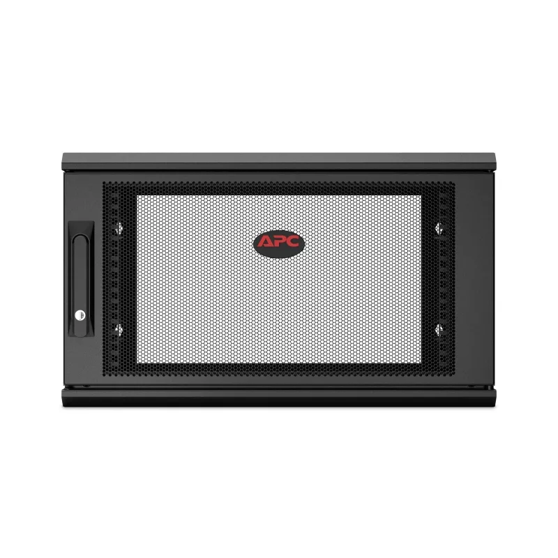 APC NetShelter WX AR106SH6, 6U, 19 colių jungiamasis stovas, montuojamas ant sienos, surinktas, 600 mm gylio