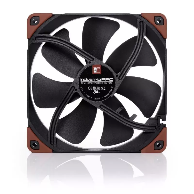 Ventiliatorius Noctua NF-A14 14 cm 500-2000 RPM Juodas Ruda