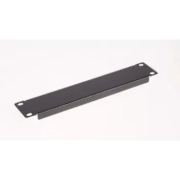 Tuščias skydelis EQUIP EZBP-10-B — metalinis, juodas, 1U, 123 g