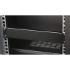 Tuščias skydelis EQUIP EZBP-10-B — metalinis, juodas, 1U, 123 g