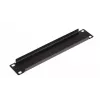 Tuščias skydelis EQUIP EZBP-10-B — metalinis, juodas, 1U, 123 g