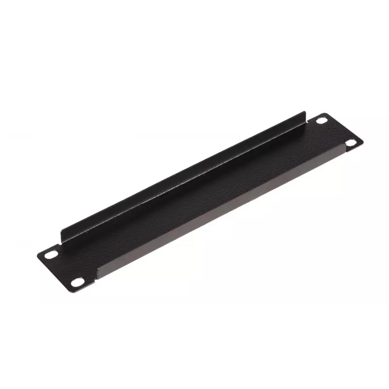 Tuščias skydelis EQUIP EZBP-10-B — metalinis, juodas, 1U, 123 g
