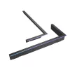 RGB apšvietimo rinkinys ASUS TUF GAMING GT502 Horizon — ARGB 3 kontaktų, 5 V, 1,44 A, magnetinis tvirtinimas, Midi Tower suderinamas, Juoda