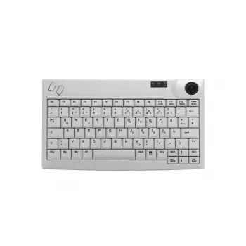 Contour Design Active Key AK-440 klaviatūra, laidi, USB, QWERTZ vokiškas, balta