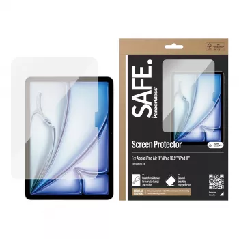 PanzerGlass SAFE. by ® Apsauginė plėvelė iPad Air 11'' (2024-2026) | iPad 11'' (2025-2026) | iPad 10.9'' (2022) | Itin platus dengimas