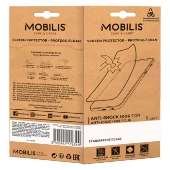 Apsauginis ekrano stiklas Mobilis EDA52 0,33 mm storio