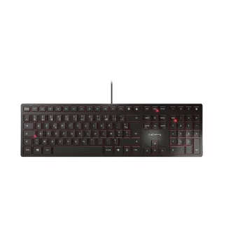 CHERRY KC 6000 Slim klaviatūra, USB, AZERTY, juoda