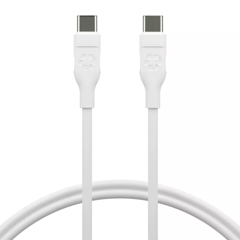 USB-C į USB-C laidas d bramante re-charge Pro 1,2 m USB 2.0, 0,48 Gbit/s, baltas
