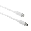 USB-C į USB-C laidas d bramante re-charge Pro 1,2 m USB 2.0, 0,48 Gbit/s, baltas