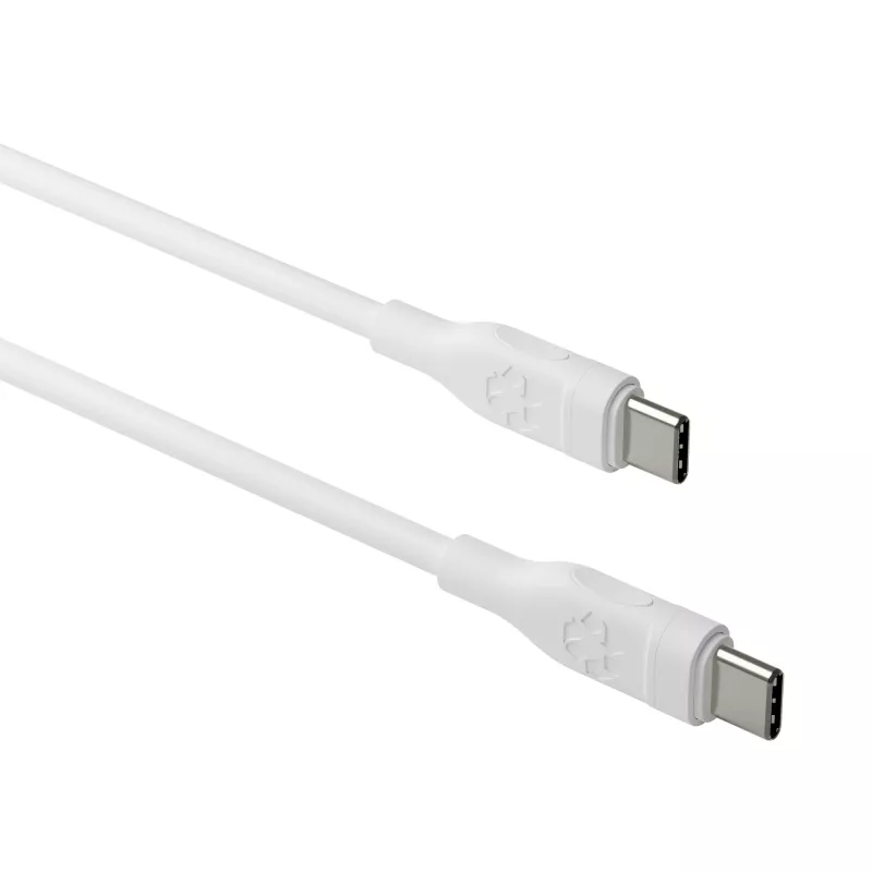 USB-C į USB-C laidas d bramante re-charge Pro 1,2 m USB 2.0, 0,48 Gbit/s, baltas