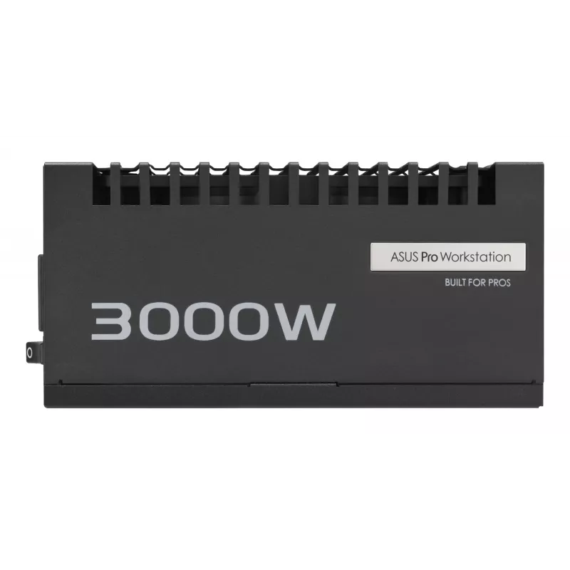 Maitinimo blokas ASUS Pro WS 3000 W ATX 3.1 80 PLUS Platinum pilnai modulinis, 20+4 pin, 4×16-pin PCIe, 12×SATA, juodas