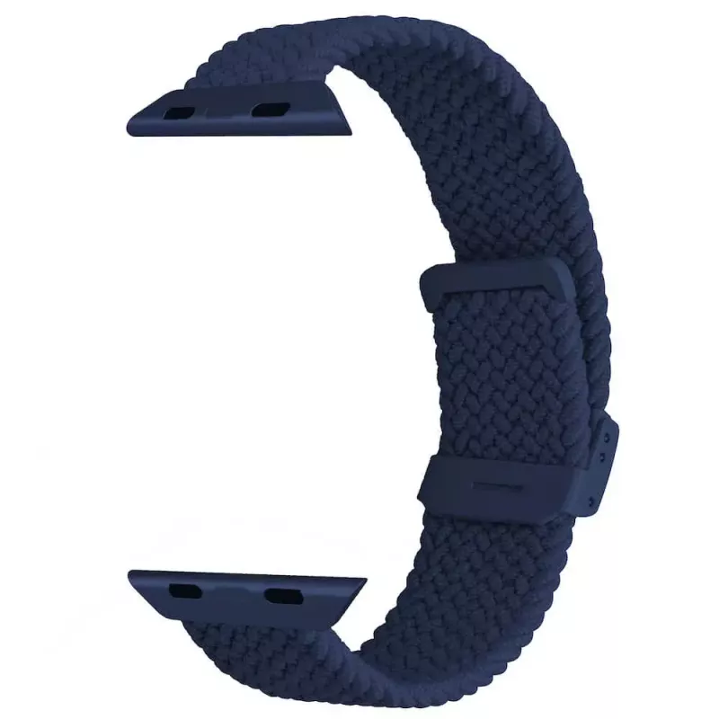 Apple Watch dirželis PURO PUAW44LOOPDKBLUE audinys 220 mm