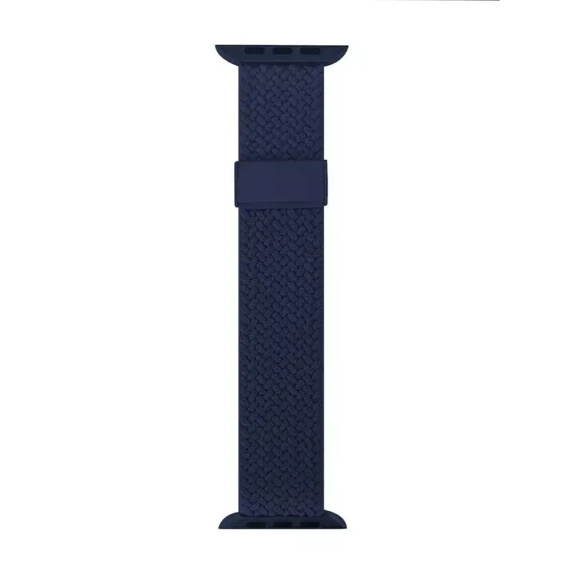 Apple Watch dirželis PURO PUAW44LOOPDKBLUE audinys 220 mm