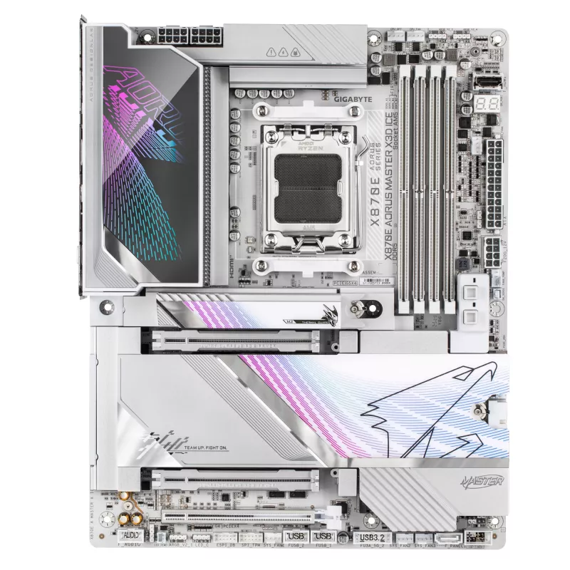 Motininė plokštė GIGABYTE X870E AORUS MASTER X3D ICE, AMD AM5, ATX
