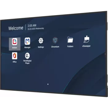 Profesionalus 98 colių 4K komercinis ekranas VIEWSONIC CDE9831-1C, 3840x2160, 500 cd/m², Android 14, 24/7