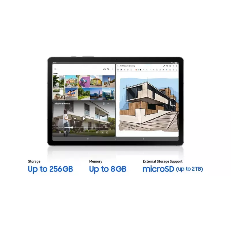 Samsung Galaxy Tab S10 Lite 128 GB 27,7 cm (10,9 colio) 6 GB Wi-Fi 6 (802.11ax) Pilka