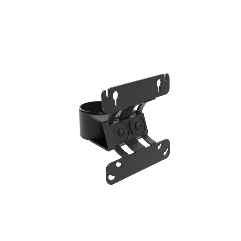 Monitoriaus stovas ant stulpo Ergonomic Solutions SpacePole SPV3306-02 – VESA 75x100 mm, juodas stulpas