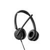 Laidinės ausinės EPOS IMPACT 400 MS UC ANC USB-C+A – viršugalvinės, 20–20000 Hz, 2 m laidas, 129 g, juodos