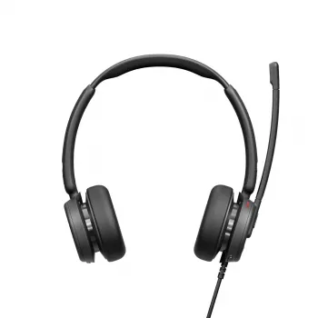 Laidinės ausinės EPOS IMPACT 400 MS UC ANC USB-C+A – viršugalvinės, 20–20000 Hz, 2 m laidas, 129 g, juodos