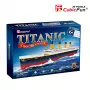 3D dėlionė Cubicfun Titanic Big T4011H — 1024 detalės, laivo modelis