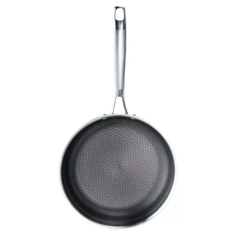 Universali keptuvė Maestro MR-1224-28 28 cm, trijų sluoksnių nerūdijančio plieno korpusas, nelimpanti danga, tinka indukcijai