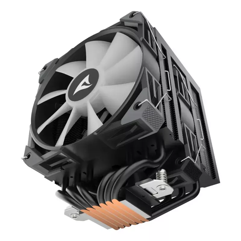 Oro aušintuvas Sharkoon A60 RGB 12 cm 500-1800 aps./min. juodas