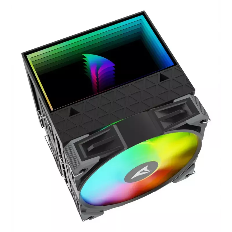 Oro aušintuvas Sharkoon A60 RGB 12 cm 500-1800 aps./min. juodas